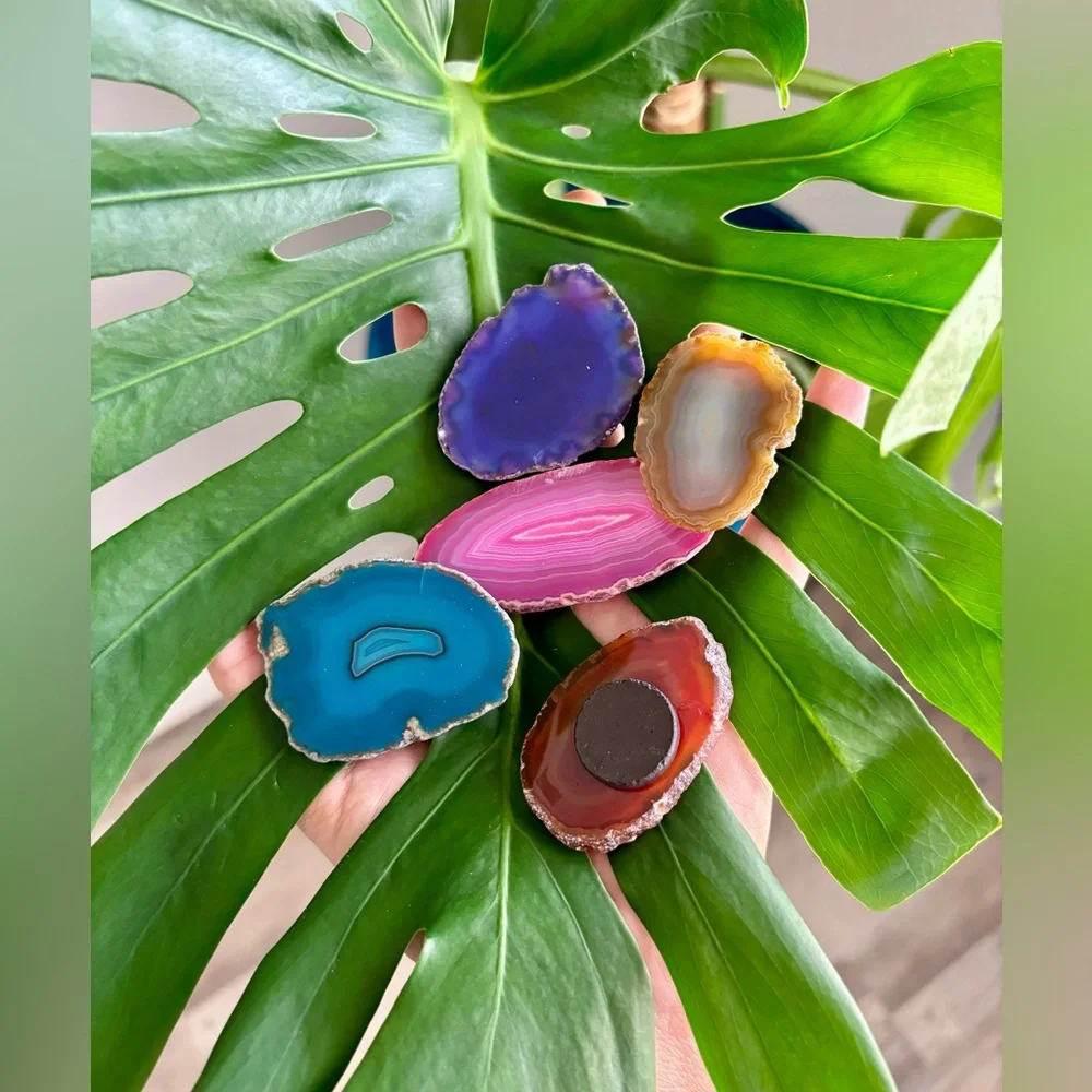 Agate Magnets (one) - Picture 2 of 7